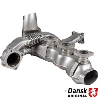 Dansk Wrmetauscher, Innenraumheizung. Edelstahl, links passend fr Porsche 964 Bj.89-93