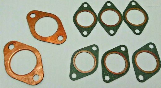 Auspuff Krmmer Set passend fr Porsche 911 F G Bj. 65-75 Dichtung Wrmetauscher