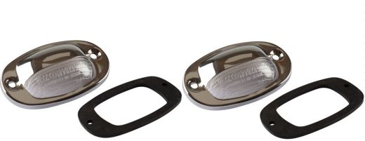 2x Kennzeichenleuchte Nummernschildleuchte passend f�r Porsche 356 B C